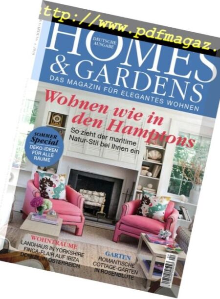 Homes & Gardens Germany – Juli-August 2018 Cover