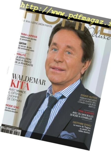 Homme Deluxe – juillet 2018 Cover