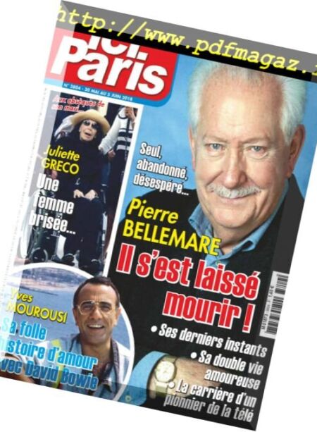 Ici Paris – 30 mai 2018 Cover