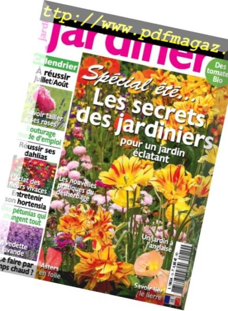 Jardiner – mai 2018 Cover