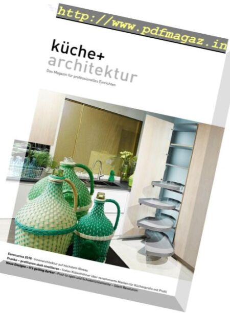 Kuche + Architektur – Nr. 2, 2018 Cover