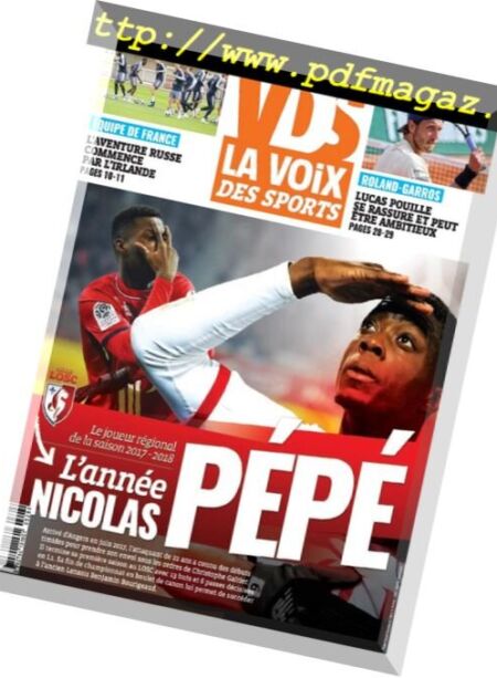 La Voix des Sports Flandres – 28 mai 2018 Cover