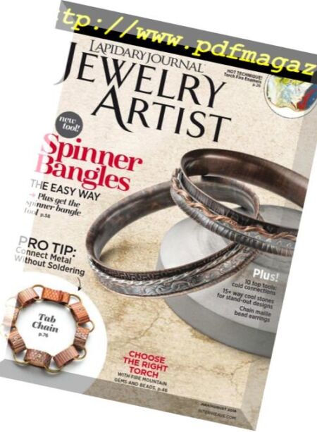 Lapidary Journal Jewelry Artist – July 2018 Cover