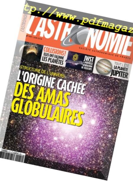 L’Astronomie – juin 2018 Cover