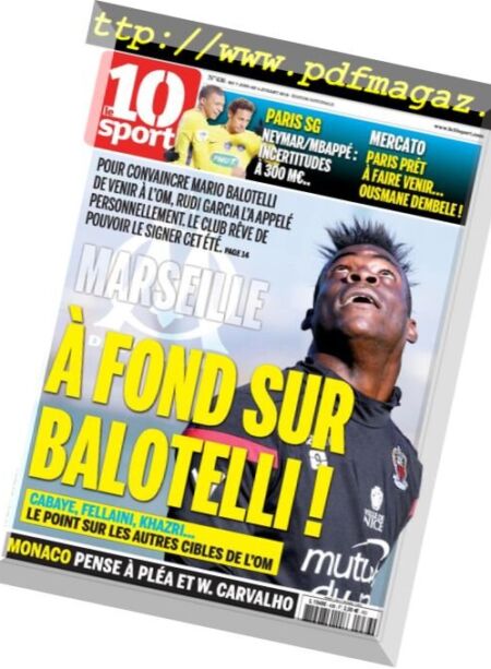 Le 10 Sport National – 04 juin 2018 Cover