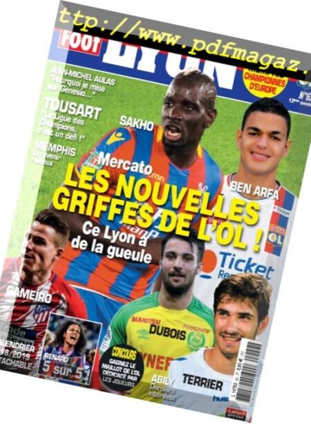 Le Foot Lyon – juillet-aout 2018 Cover