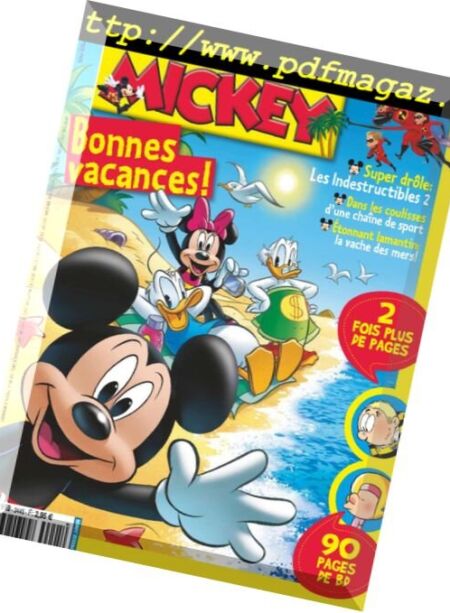 Le Journal de Mickey – 27 juin 2018 Cover