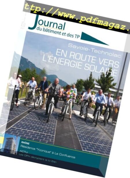 Le Journal du Batiment et des TP – 28 Juin 2018 Cover