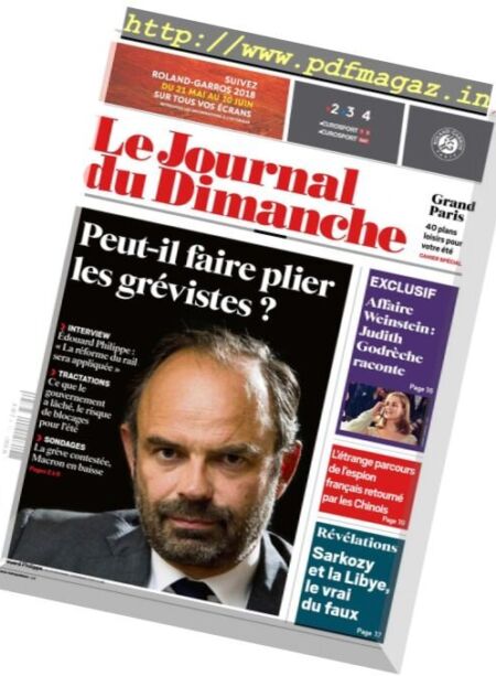Le Journal du Dimanche – 27 mai 2018 Cover