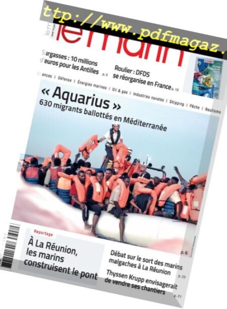 Le Marin – 14 juin 2018 Cover