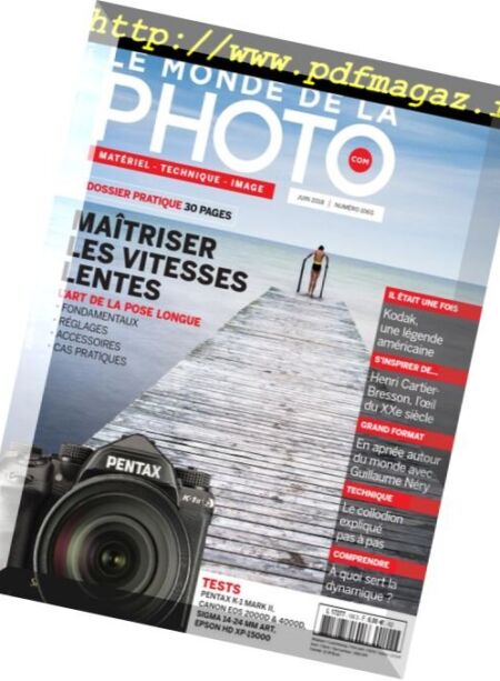 Le monde de la photo – juin 2018 Cover