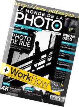 Le monde de la photo – octobre 2017