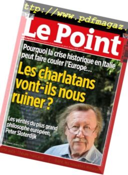 Le Point – 31 mai 2018