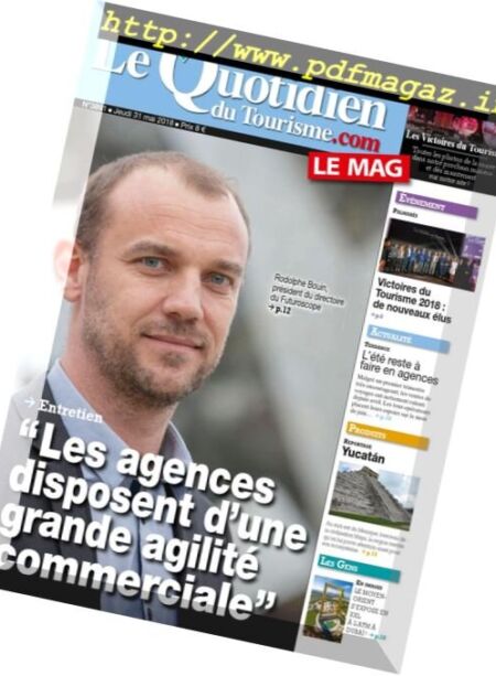 Le Quotidien du Tourisme – 01 juin 2018 Cover