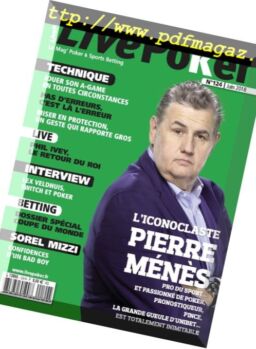 Live Poker – 31 mai 2018