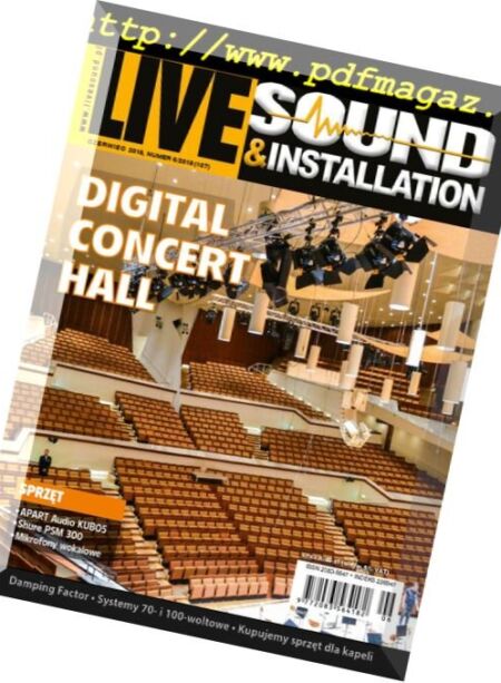 Live Sound & Installation – Czerwiec 2018 Cover