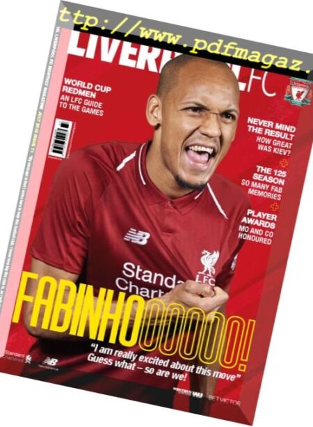 Liverpool FC Magazine – July 2018 Cover