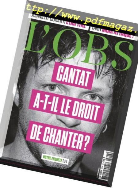 L’Obs – 07 juin 2018 Cover