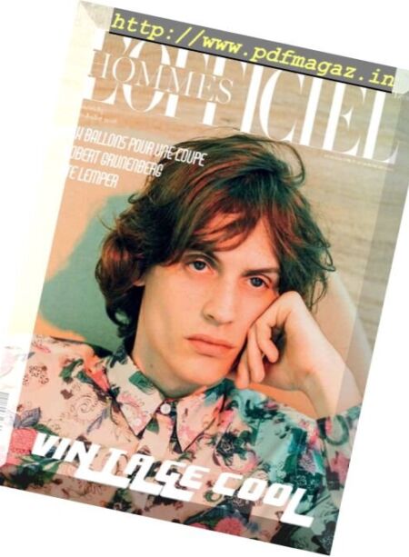 L’Officiel Hommes Levant – Juin-Juillet 2018 Cover