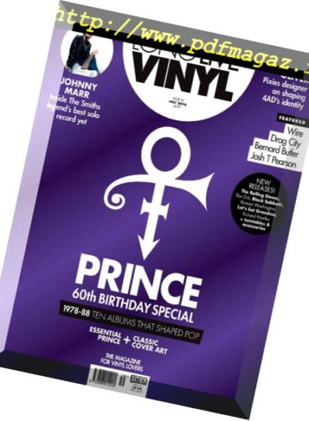 Long Live Vinyl – July 2018 Cover