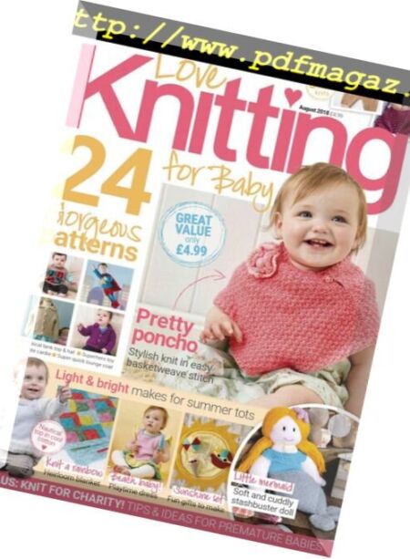 Love Knitting for Baby – August 2018 Cover