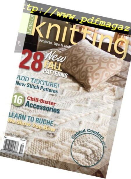 Love of Knitting – Fall 2014 Cover