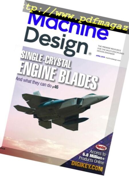 Machine Design – April 2018 Cover