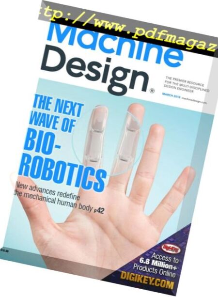 Machine Design – March 2018 Cover