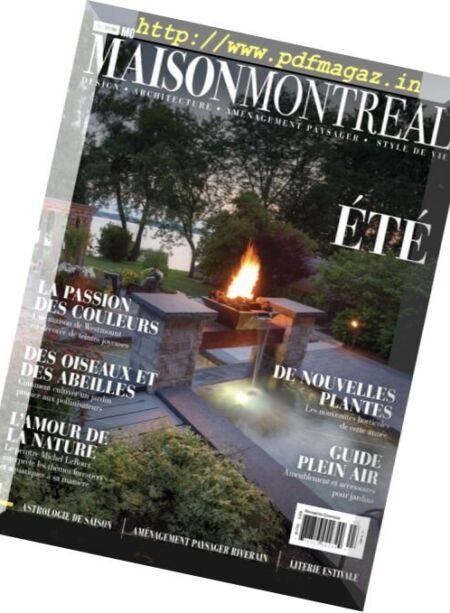 Maison Montreal – Ete 2018 Cover