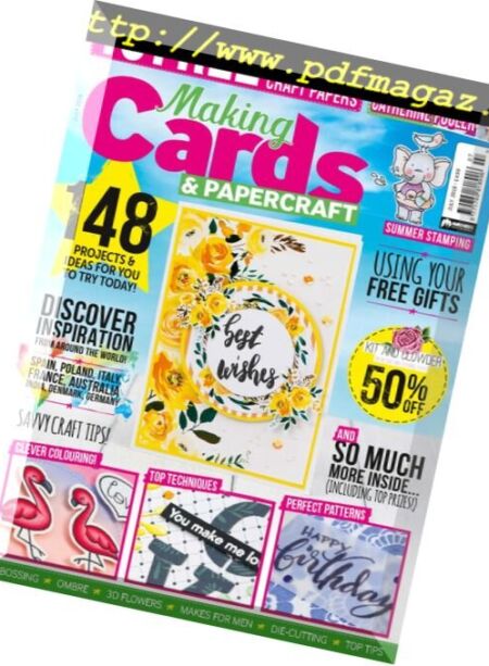 Making Cards – July 2018 Cover