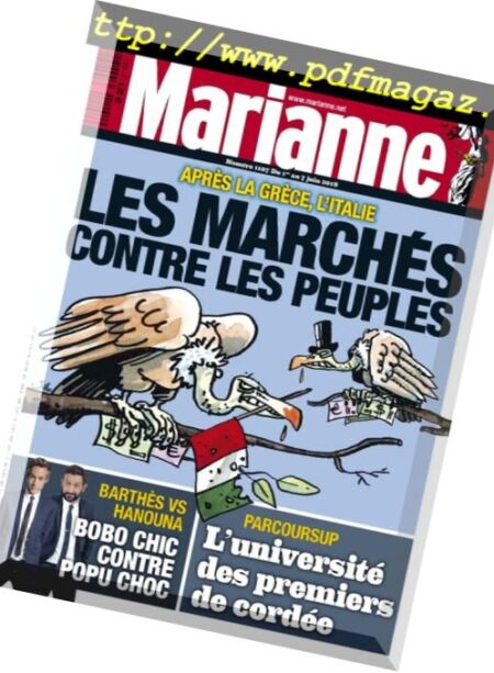 Marianne – 01 juin 2018 Cover