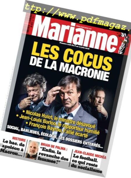 Marianne – 08 juin 2018 Cover