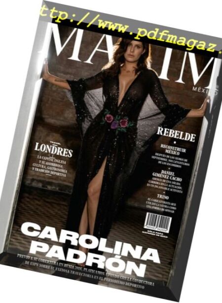 Maxim Mexico – junio 2018 Cover