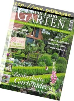 Mein Land Garten – Juni-August 2018