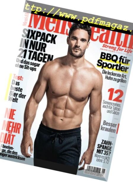 Men’s Health Germany – Juni 2018 Cover