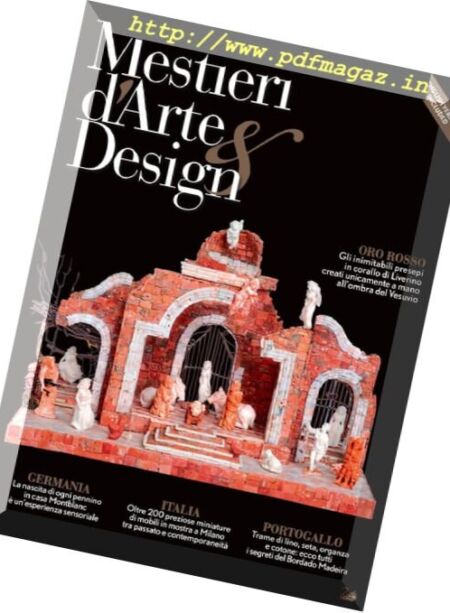 Mestieri d’Arte & Design – Dicembre 2017 Cover