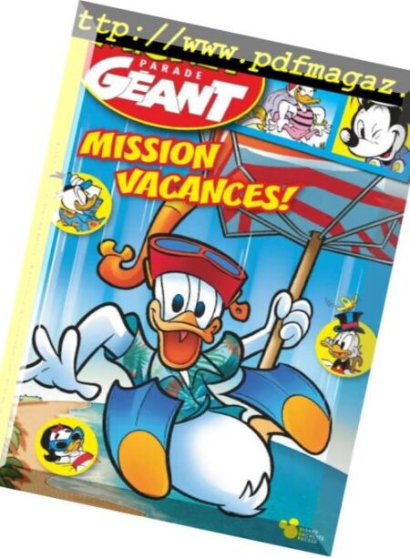 Mickey Parade Geant – juin 2018 Cover