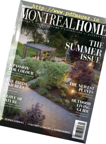 Montreal Home – Summer 2018 Cover