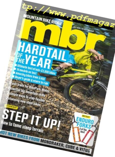 Mountain Bike Rider – July 2018 Cover