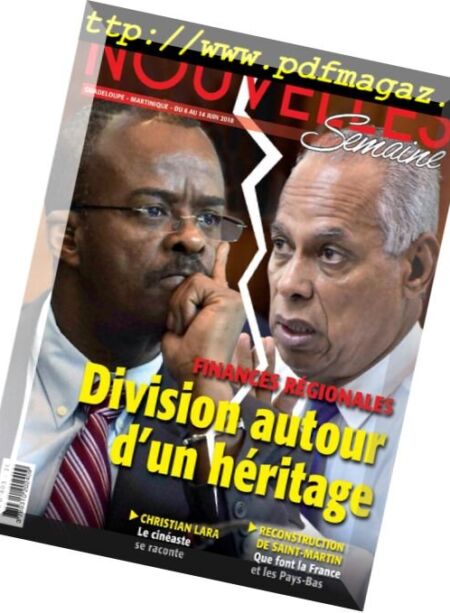 Nouvelles Semaine – 08 juin 2018 Cover