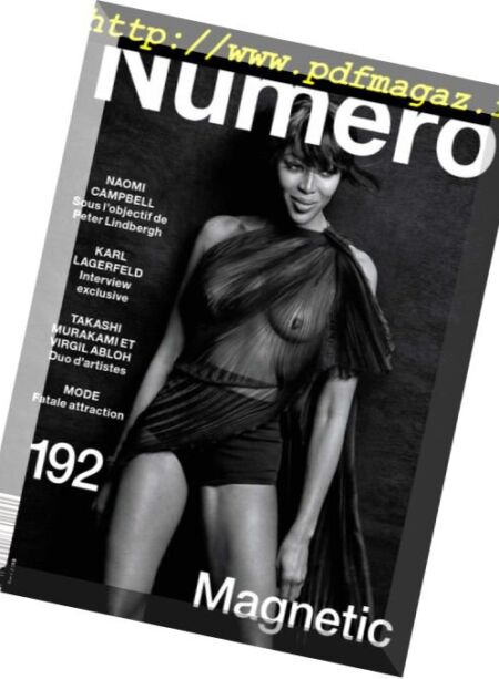 Numero France – avril 2018 Cover