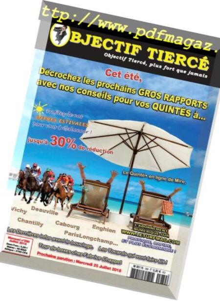 Objectif Tierce – juillet 2018 Cover