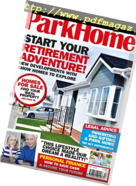 Park Home & Holiday Caravan – July 2018 Cover