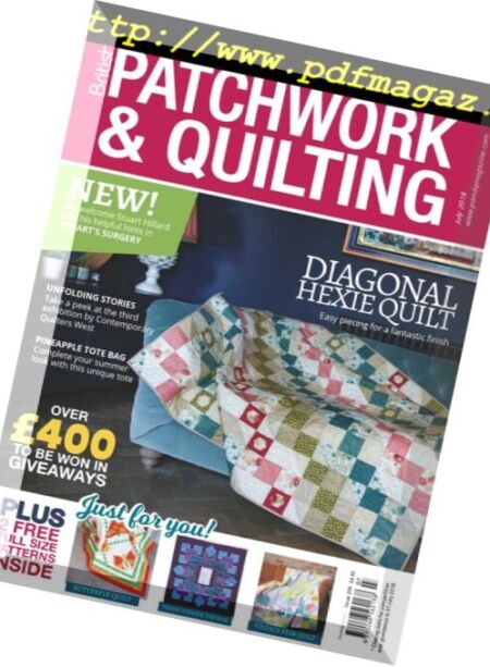 Patchwork & Quilting UK – July 2018 Cover