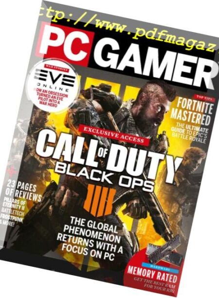 PC Gamer USA – August 2018 Cover