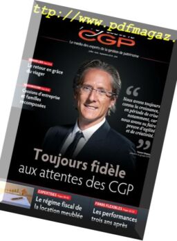 Profession CGP – juin 2018