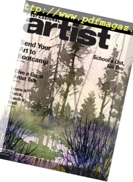 Professional Artist – August 2018 Cover