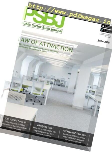 PSBJ. Public Sector Building Journal – June 2018 Cover