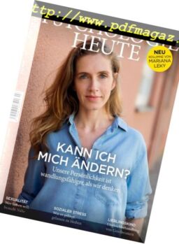Psychologie Heute – Juli 2018