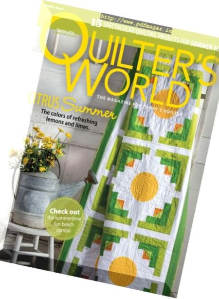 Quilter’s World – Summer 2018 Cover